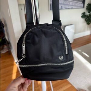 lululemon athletica Black Mini Backpack